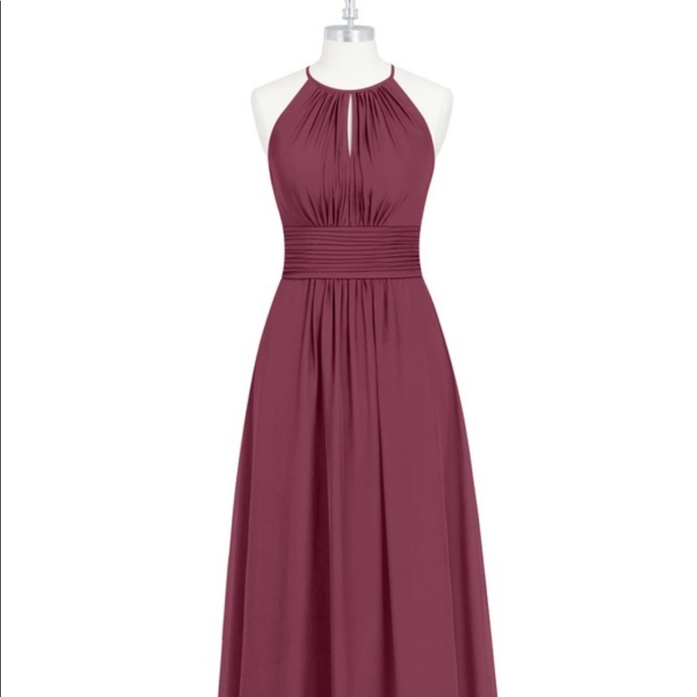 Azazie Bonnie Mulberry Bridesmaid Dress